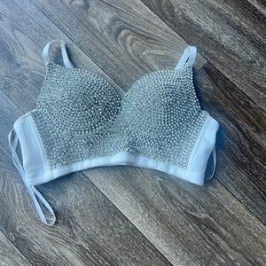 Sparkly bra top